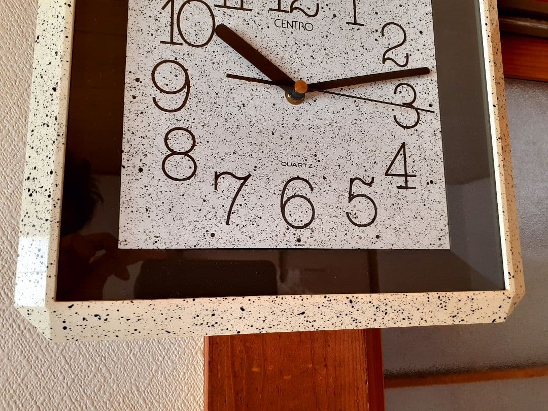 CENTRO　掛け時計　ポストモダン　ビンテージ　レトロ　マーブル