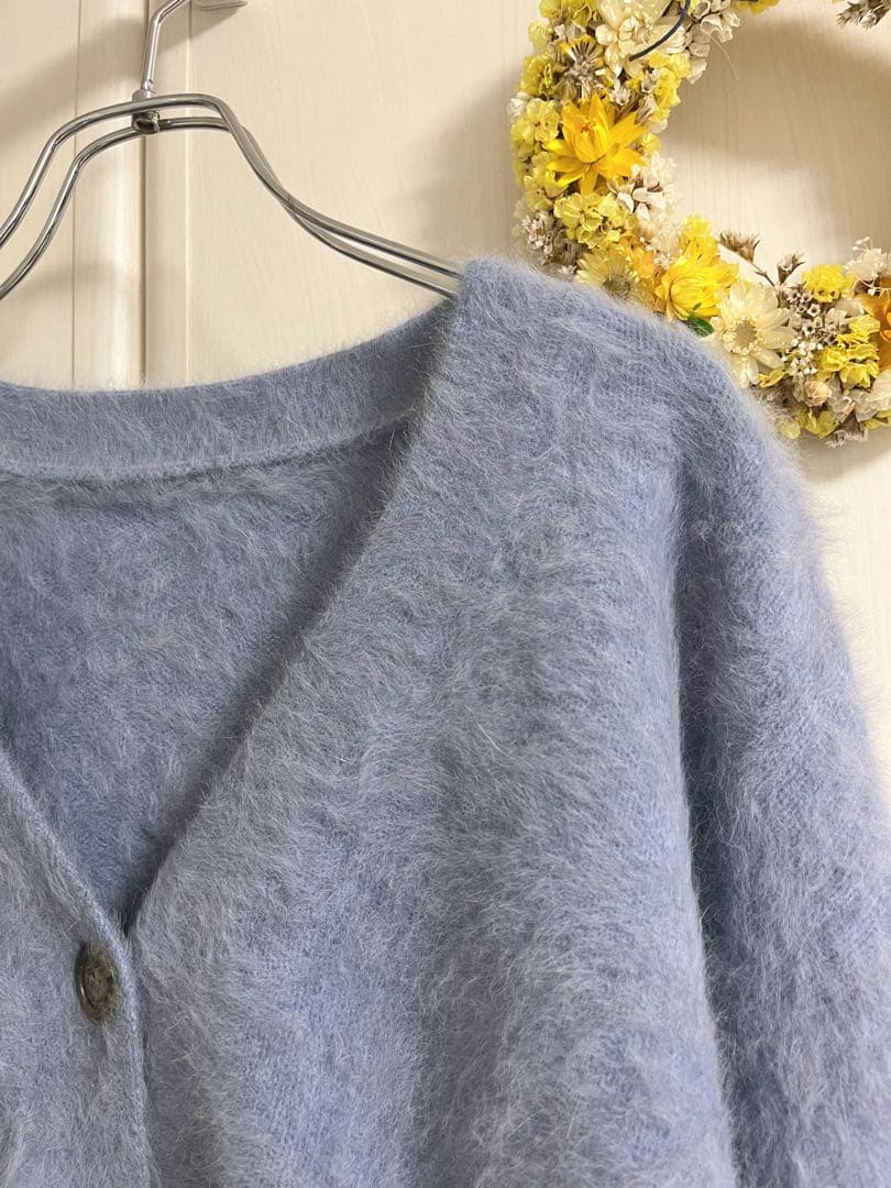 Whim Gazette カシミア混2WAYカーディガン 定価2.8万円