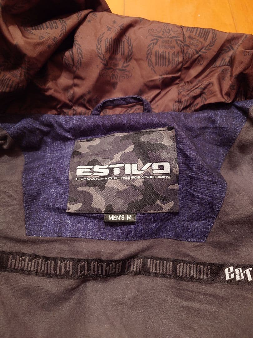 ESTIVO デニム風つなぎスノーウェア　Mサイズ