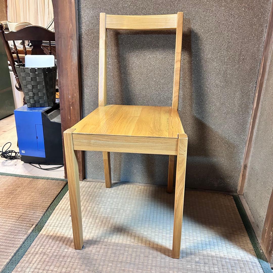 無印良品 木製チェア アッシュ材 ダイニングチェア