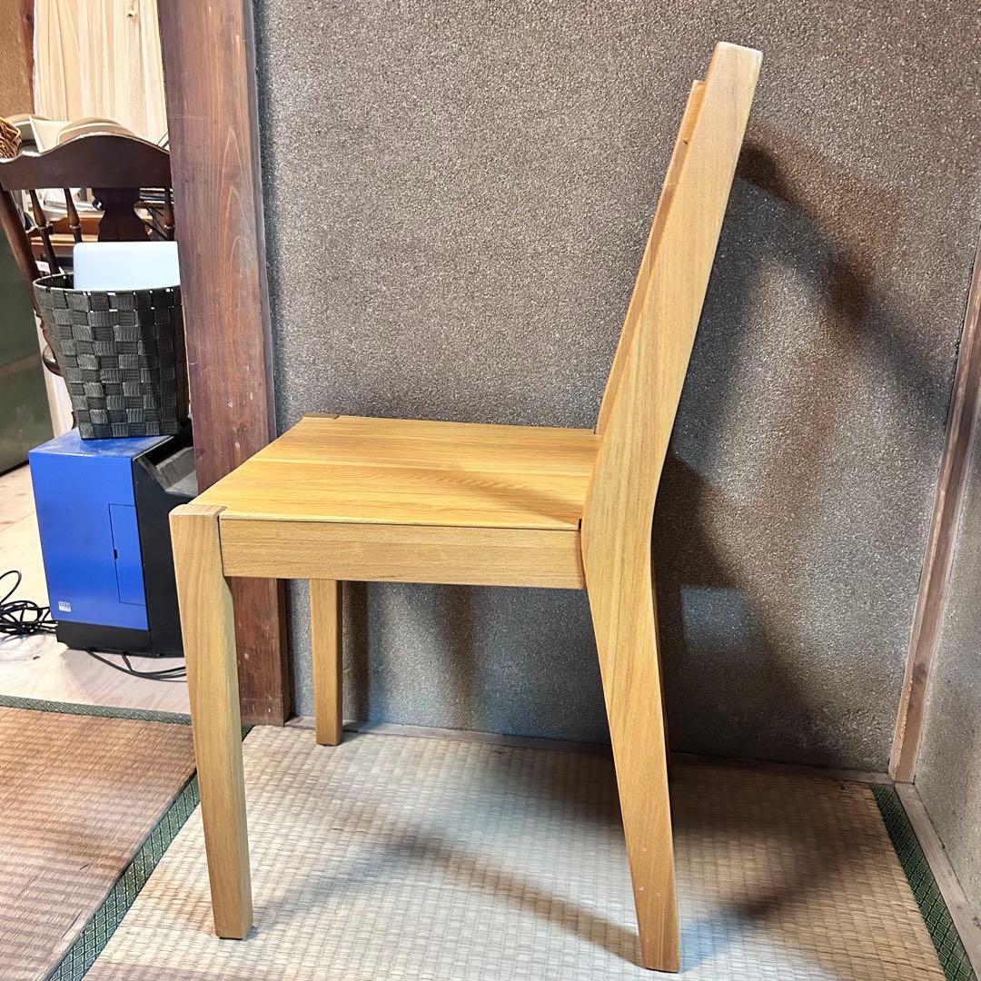 無印良品 木製チェア アッシュ材 ダイニングチェア