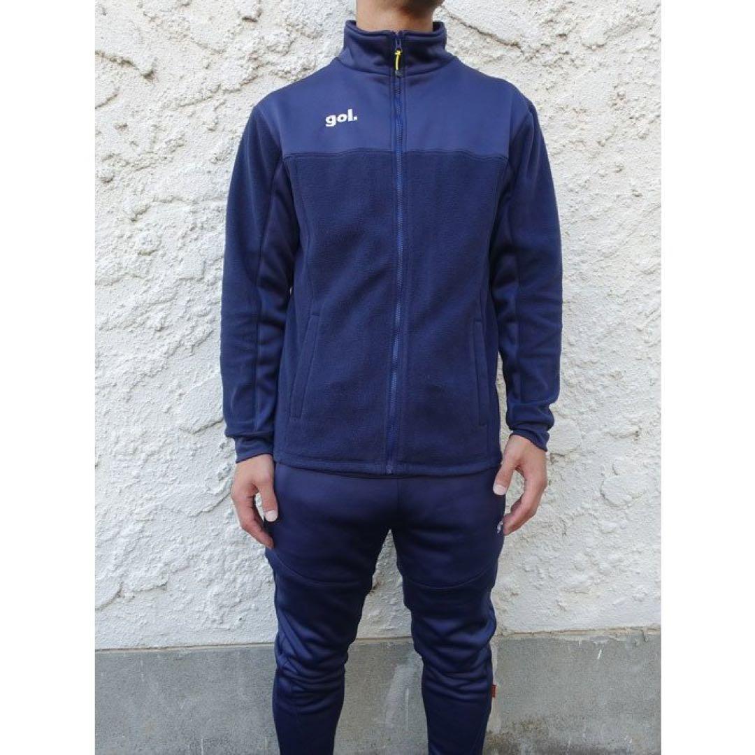 新品＊gol.ゴル＊フリースコンビネーションジャケット ボンディングスリムパンツ