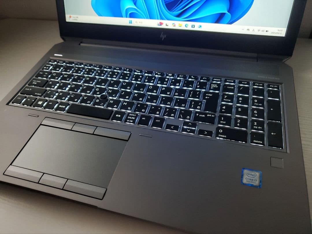 Windowsノート本体 HP Zbook Corei7 9750H Quadro T1000 32GB