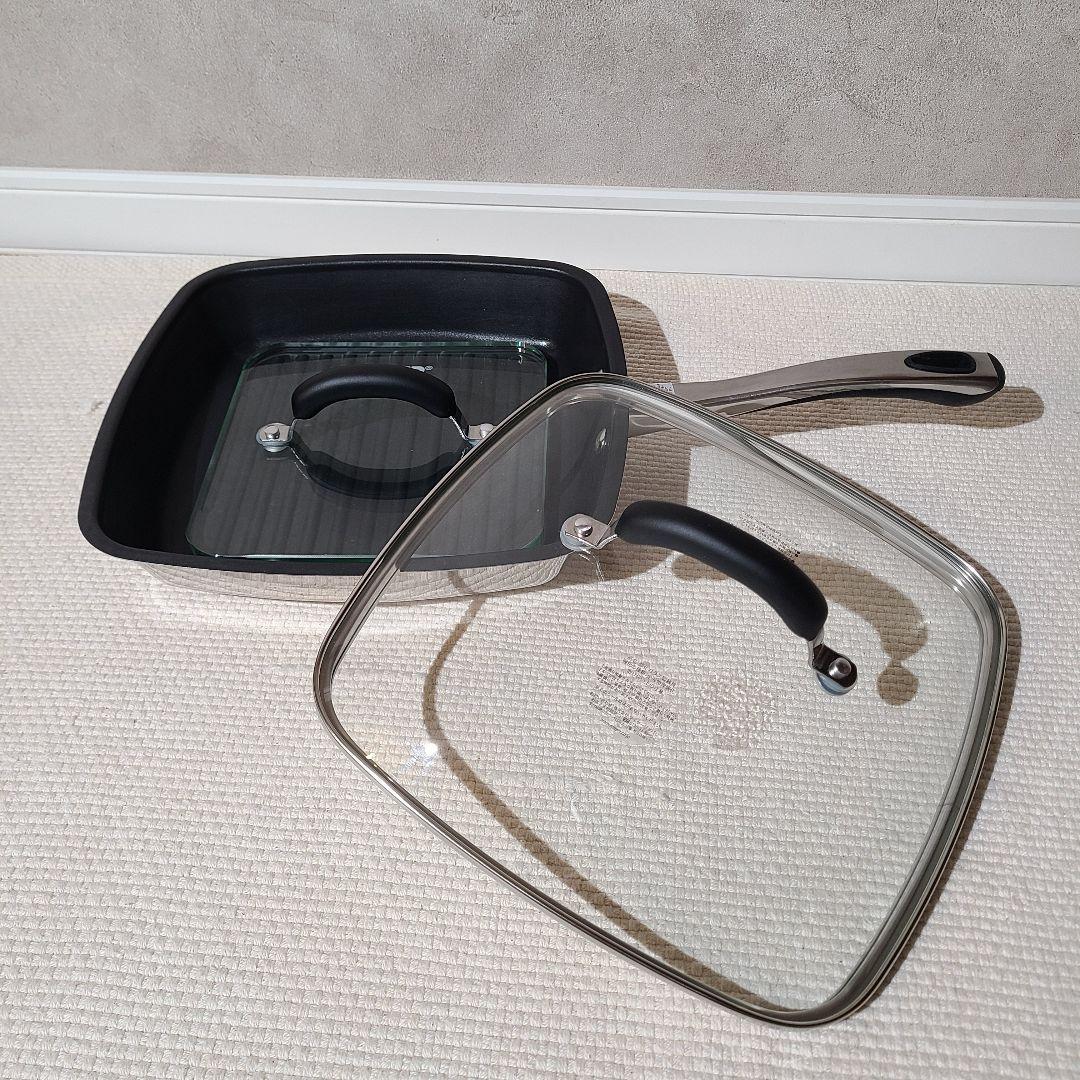 MEYER 　マイヤー　スクエアグリルパン　片手フライパン