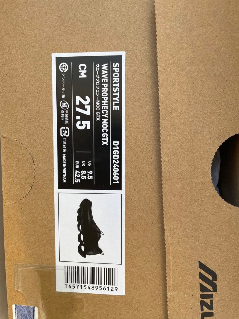 靴 Mizuno Wave Prophecy Moc GORE-TEX \"Black