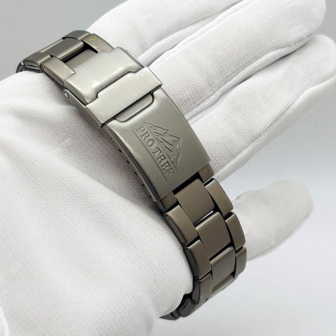 【入手困難】美品 プロトレック PRT-610 チタニウム 腕時計【1-B-⑤】