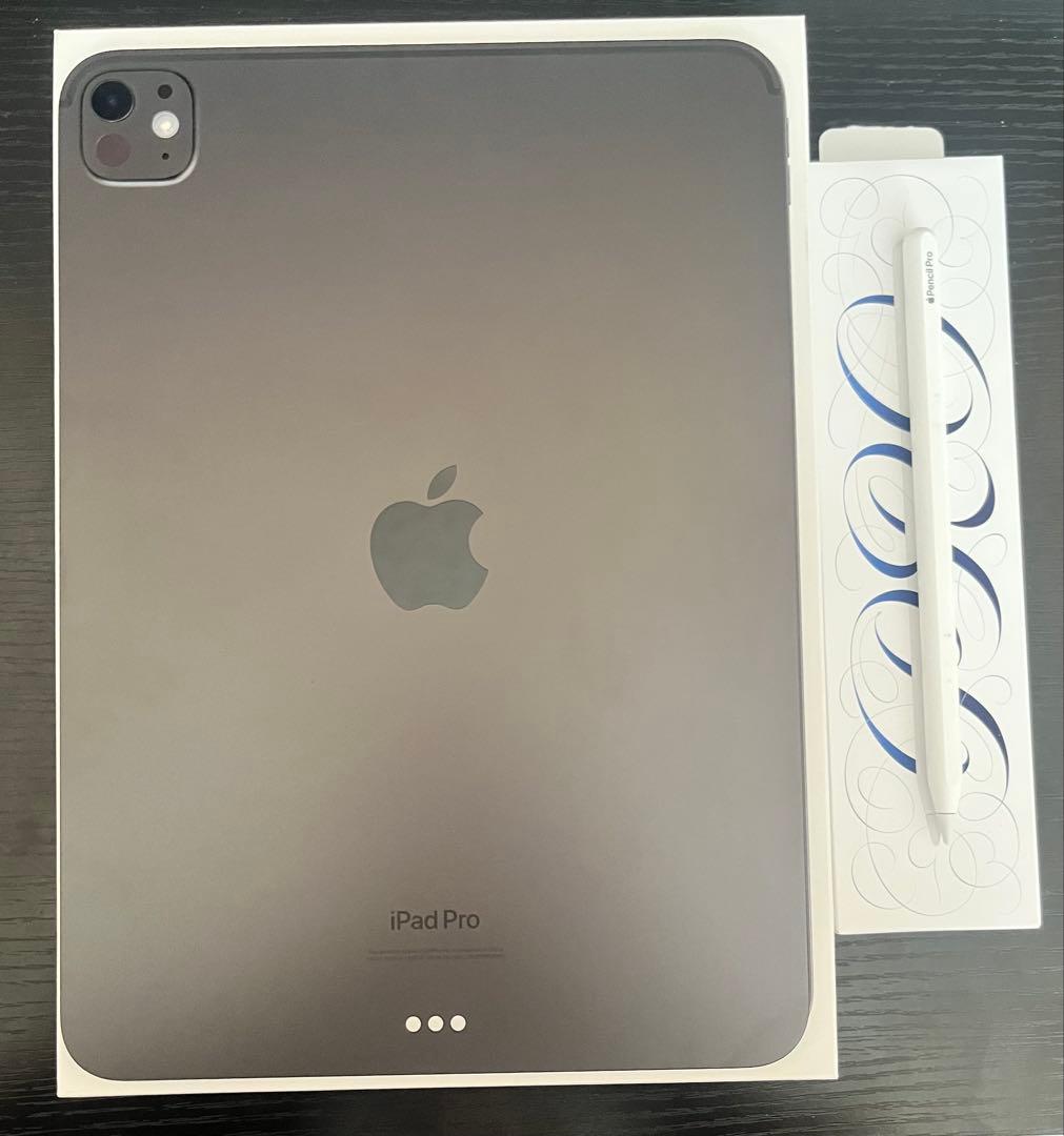 【本体】iPad Pro M4 11インチ+Apple Pencil Pro