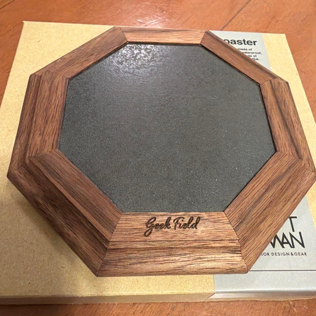 geek field × G.CRAFTMAN ウォールナット コースター