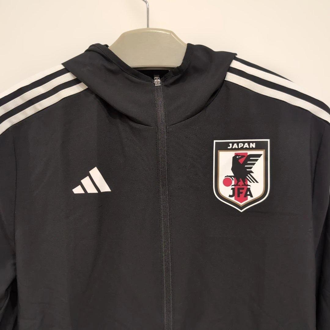 adidas 日本 サッカー ウィンドブレーカー 黒　Мサイズ　サッカー日本代表