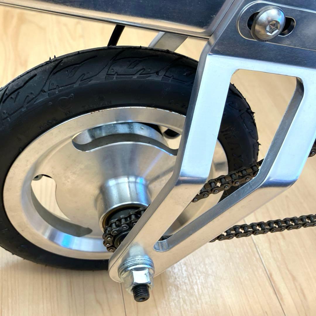 【美品】Carry me ８インチ折りたたみ自転車 シルバー