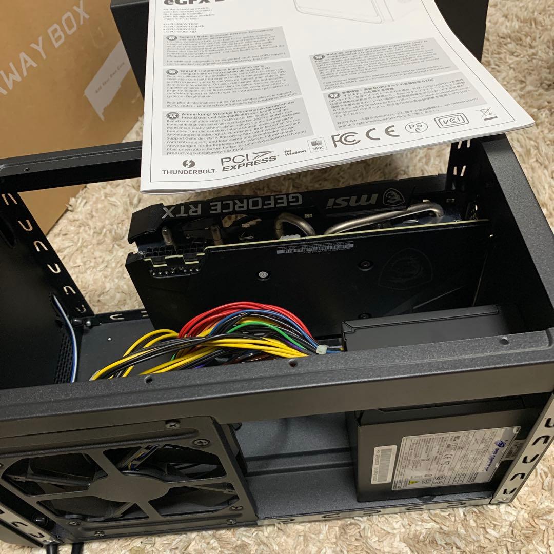 美品eGPU Breakaway Box 550+ RTX 3070 OC