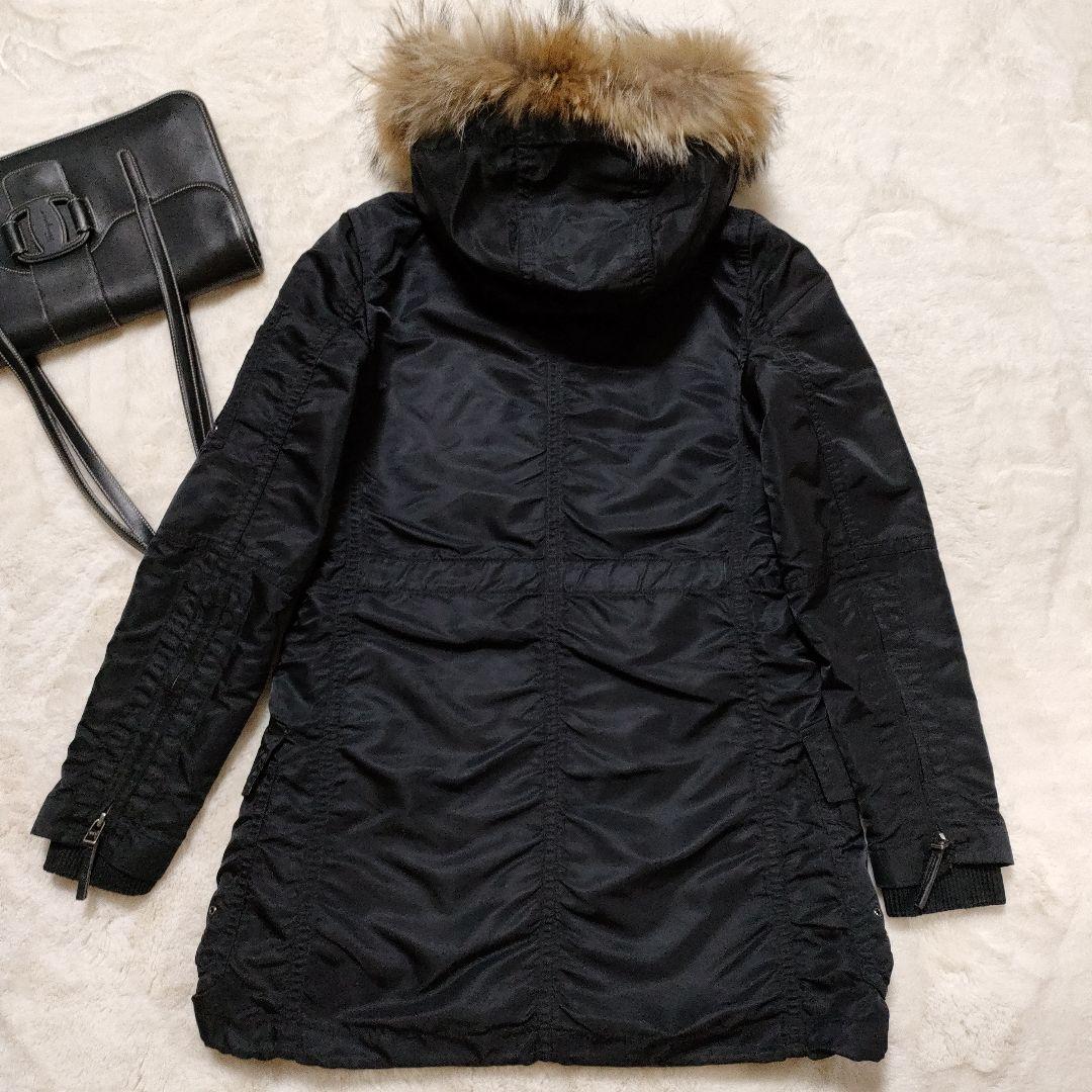 美品✨️バーバリー ブルーレーベル モッズコート Мサイズ 2way ブラック