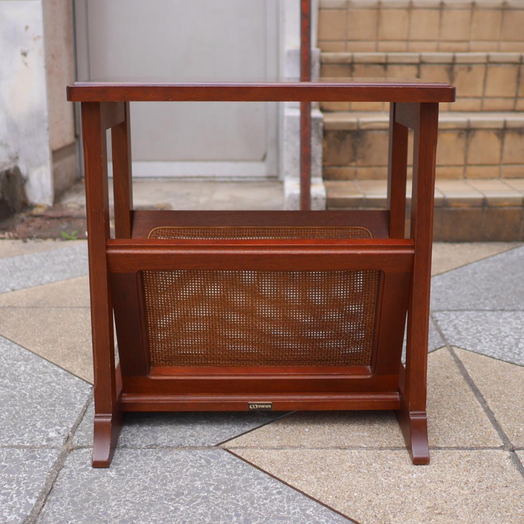 マルニ木工 maruni 地中海シリーズ マガジンラック サイドテーブル 机