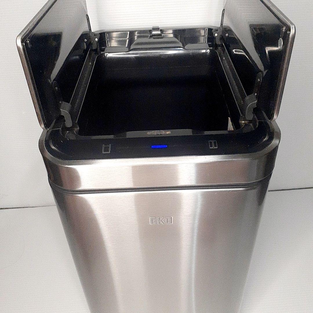 EKOゴミ箱 自動開閉 デラックスファントム シルバー　EK9287MT-20L
