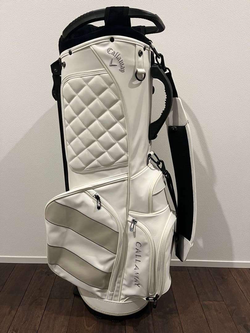 Callaway ホワイトキャディバッグ ストライプデザイン　専用