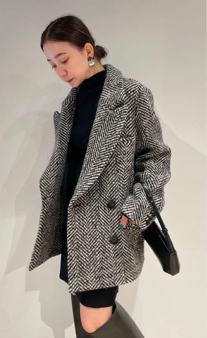 新春セール　SNIDEL オーバーボックスジャケットコート　サイズ0