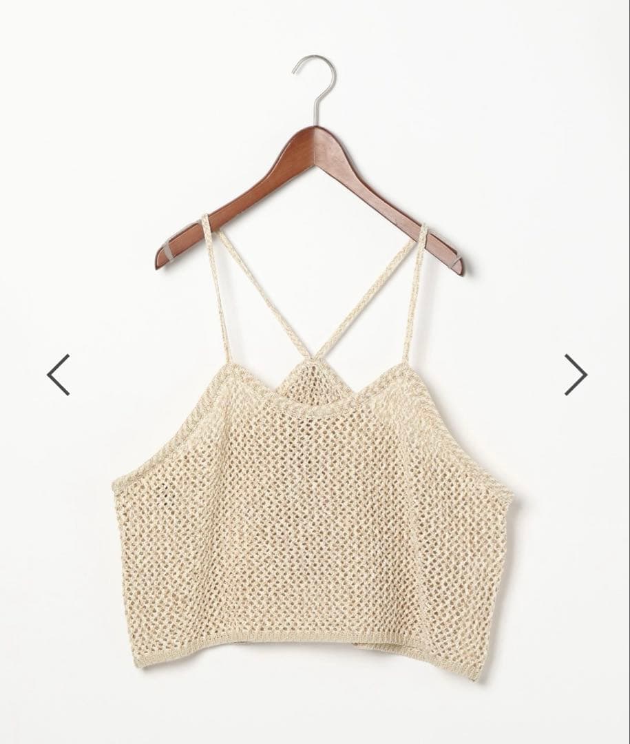 新品未使用　ニコアンド メイクスタッフaimi ニットキャミ