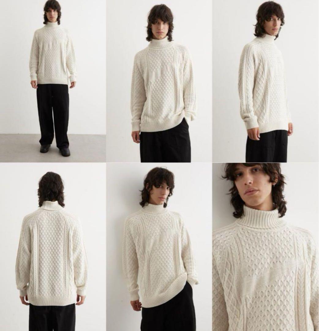 希少サイズ　2XL ナイキ ケーブルニット　タートルネックセータ　※木村拓哉着用