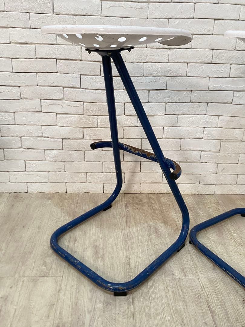 【東京23区配送無料】2脚セット　トラクター　スツール　チェア　カウンター　椅子