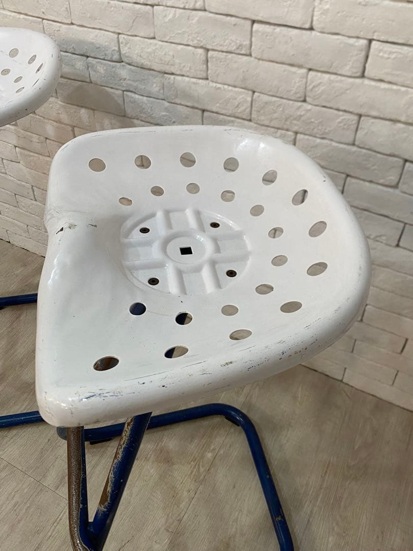 【東京23区配送無料】2脚セット　トラクター　スツール　チェア　カウンター　椅子