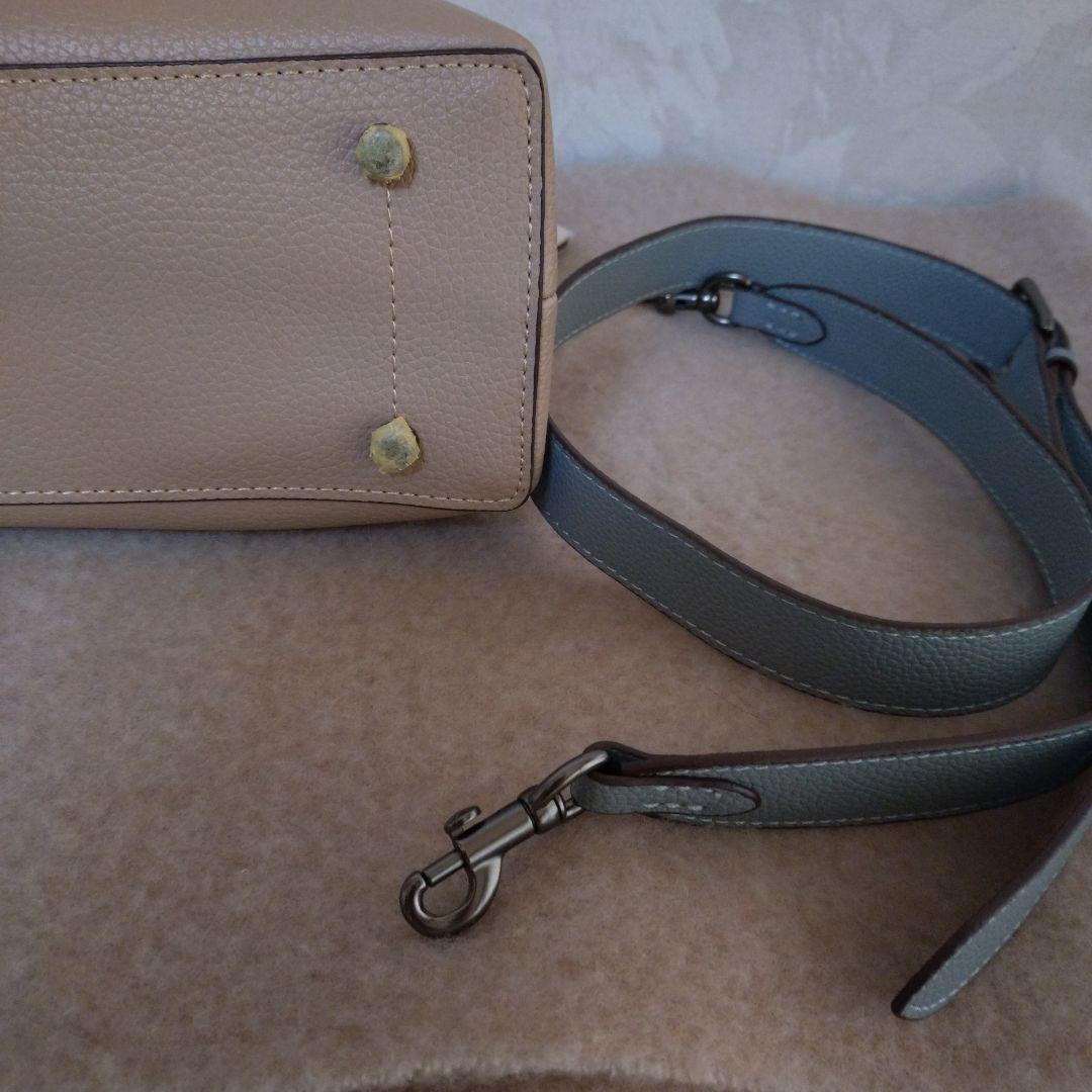 コーチ ウィロウ ショルダーバッグ 2WAY ハンドバッグ トープ