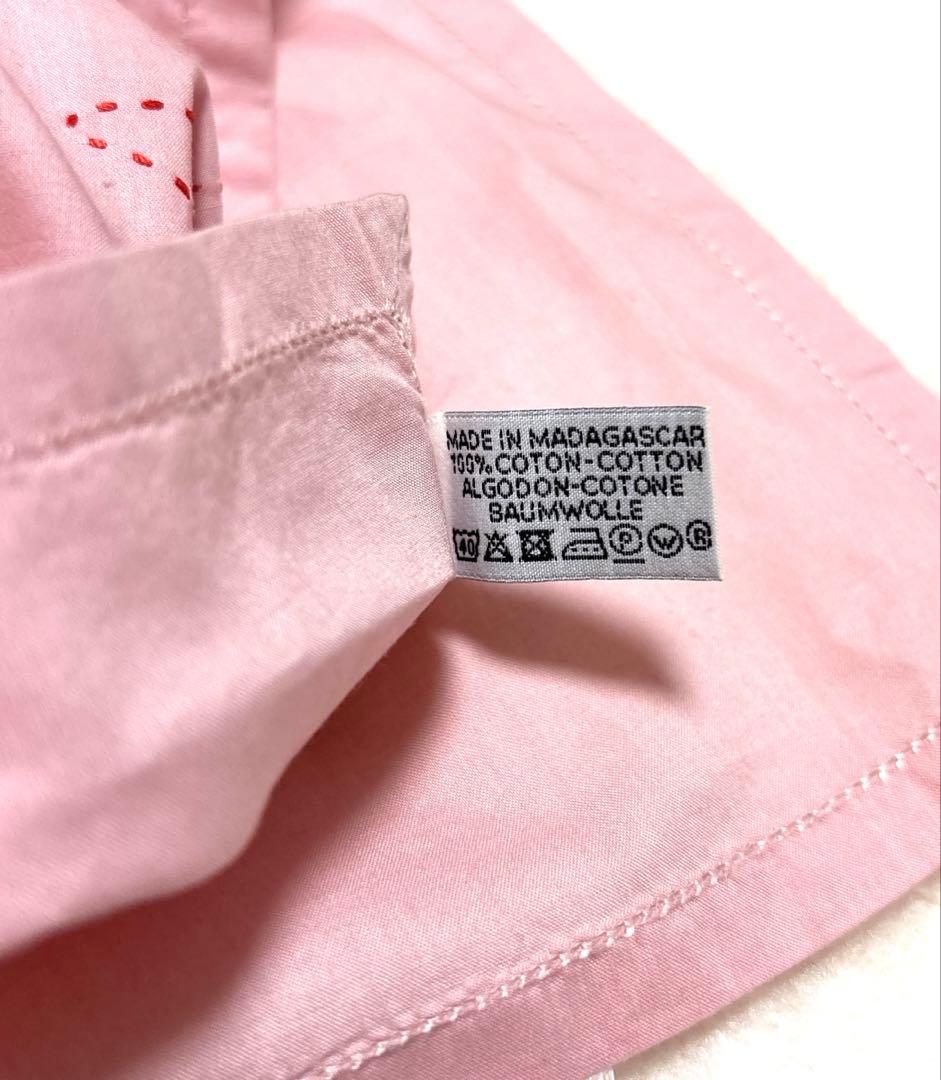 HERME'S エルメス ハンカチ ステッチ 刺繍　極美品