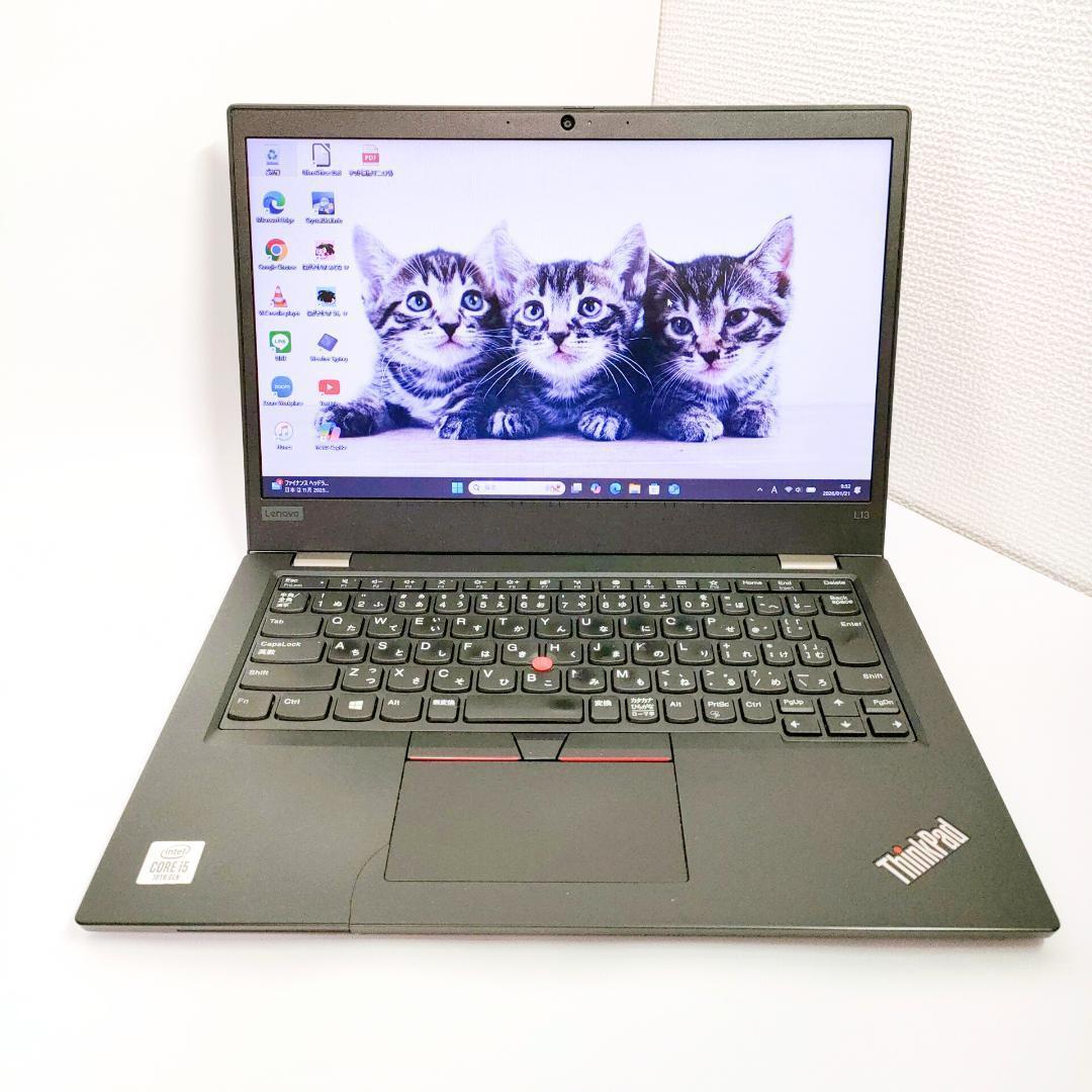 第10世代i5✨️Windows11/レノボ/SSD/カメラ付きノートパソコン