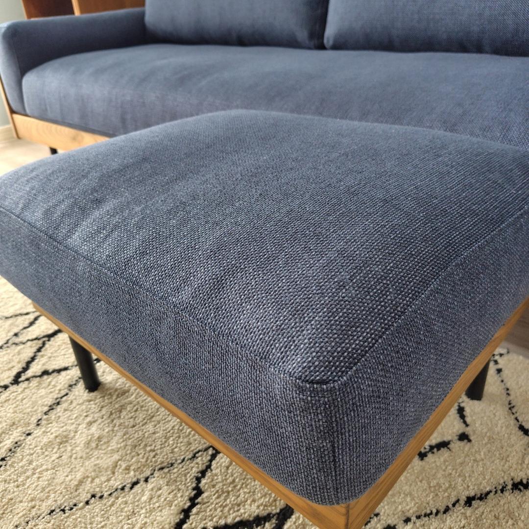 unico TREL 替えカバー ＊廃番ブルー ＊　3シーター用＋オットマン用