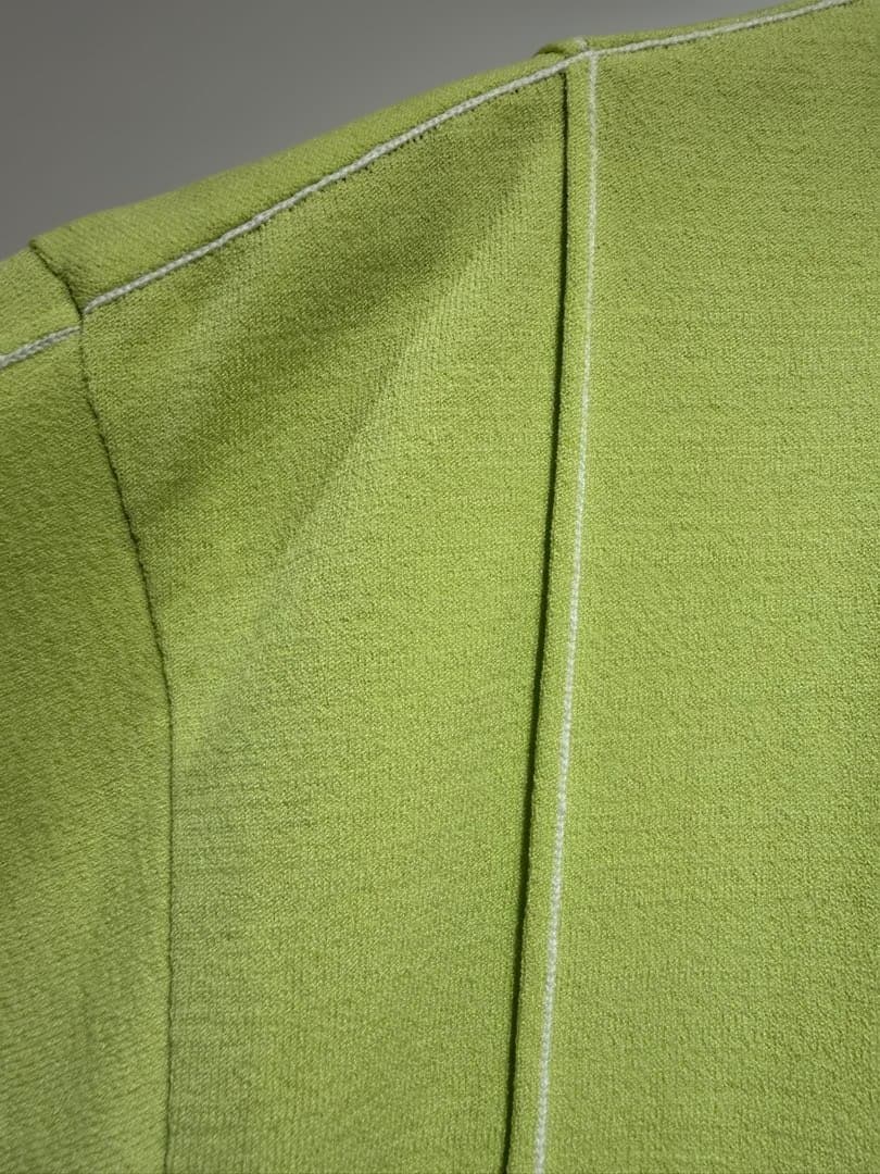 美USED ANEW GOLF メンズ ニットポロ イエロー アニューゴルフ