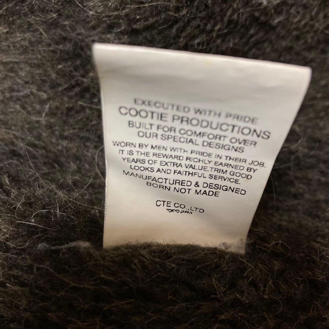 COOTIE アルパカ混 ダッフルミリタリージャケット BLACK M