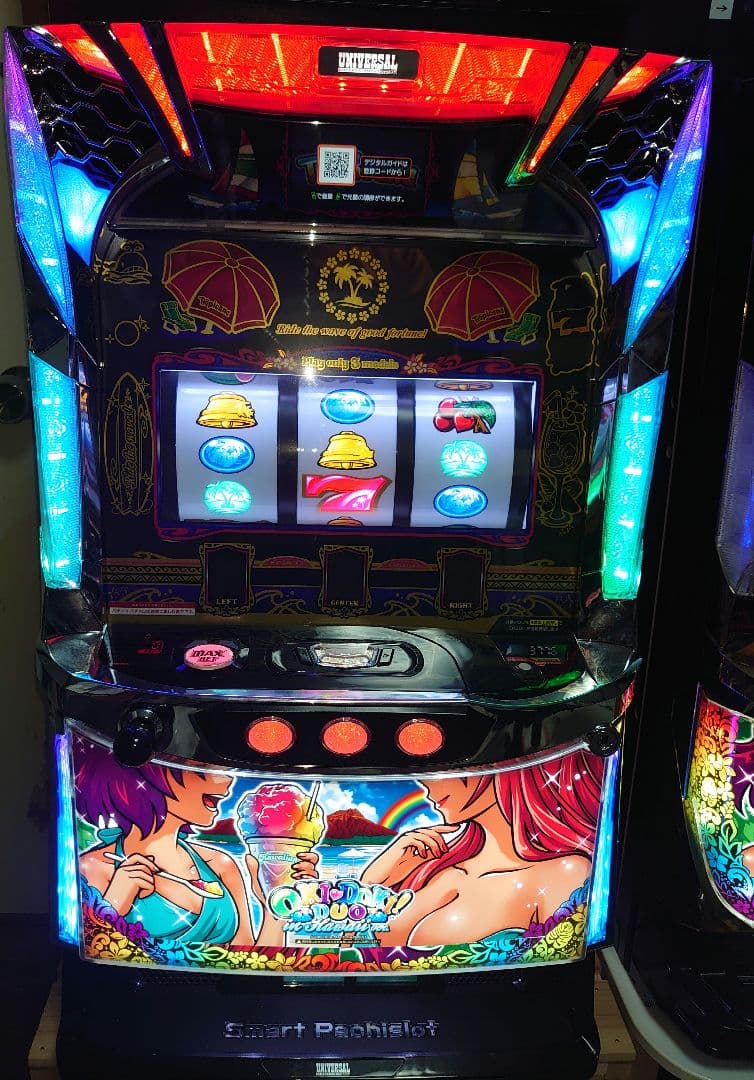 【綺麗な筐体】パチスロ実機・スマスロトロピカーナ（沖ドキDUOのパネルに交換済）