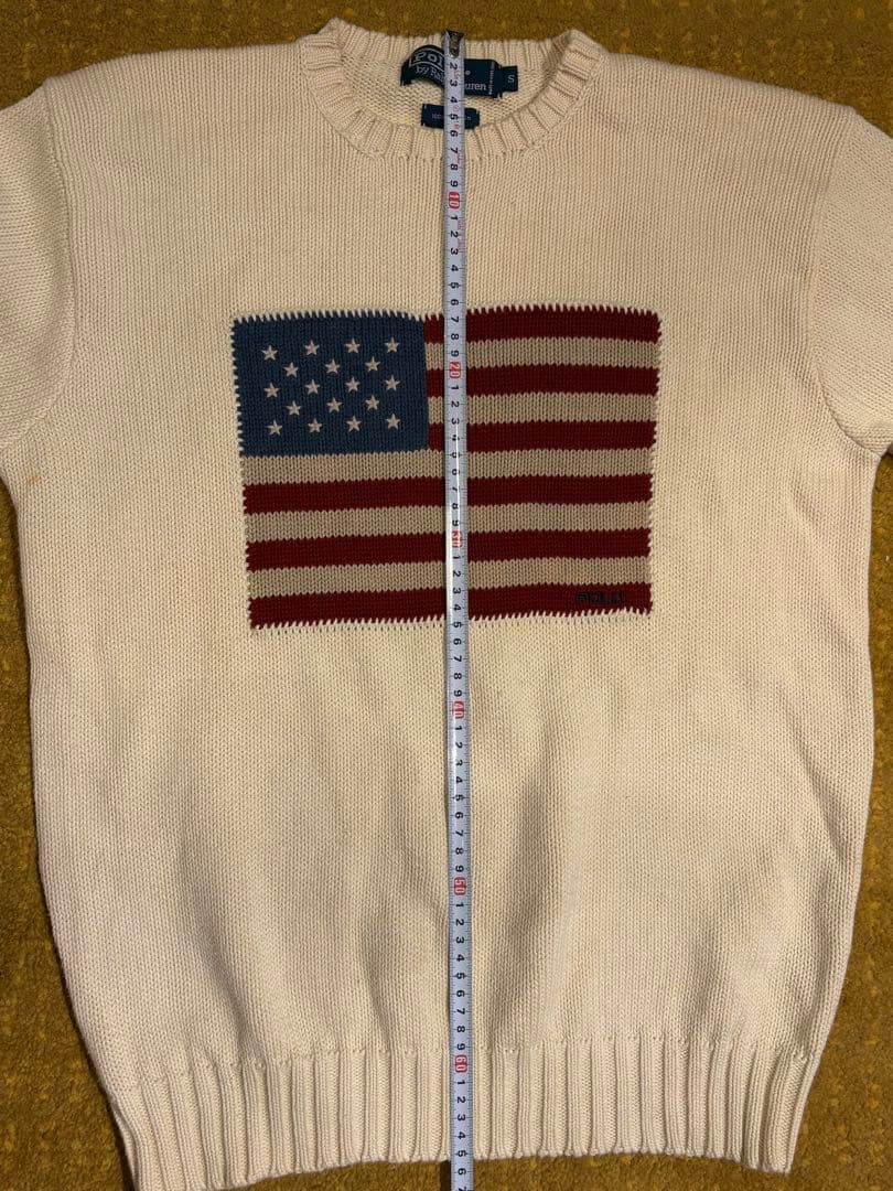 ポロ　ラルフローレン　星条旗　セーター　ニット