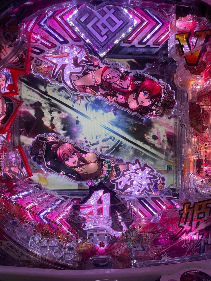 パチンコセル　P百花繚乱FM-JF ミドル　中古　無加工　ディ・ライト