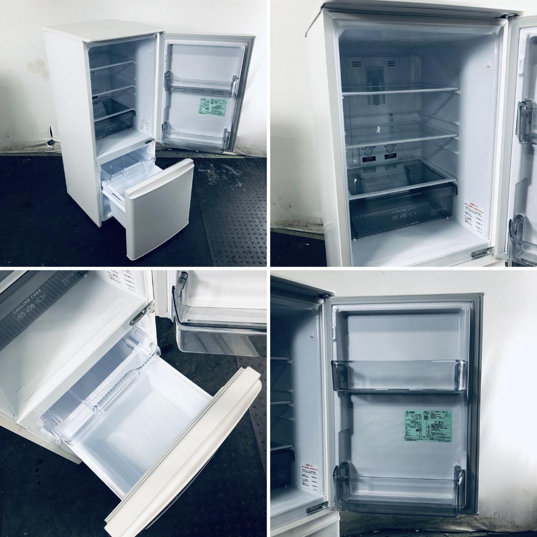 ★送料・設置無料★ 中古 2ドア冷蔵庫 三菱 (No.2664)