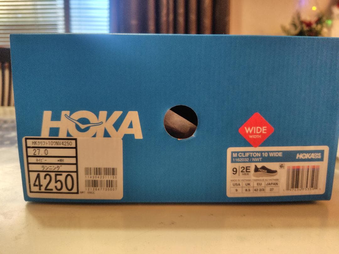 [未使用品] HOKA CLIFTON 10 27cm WIDE