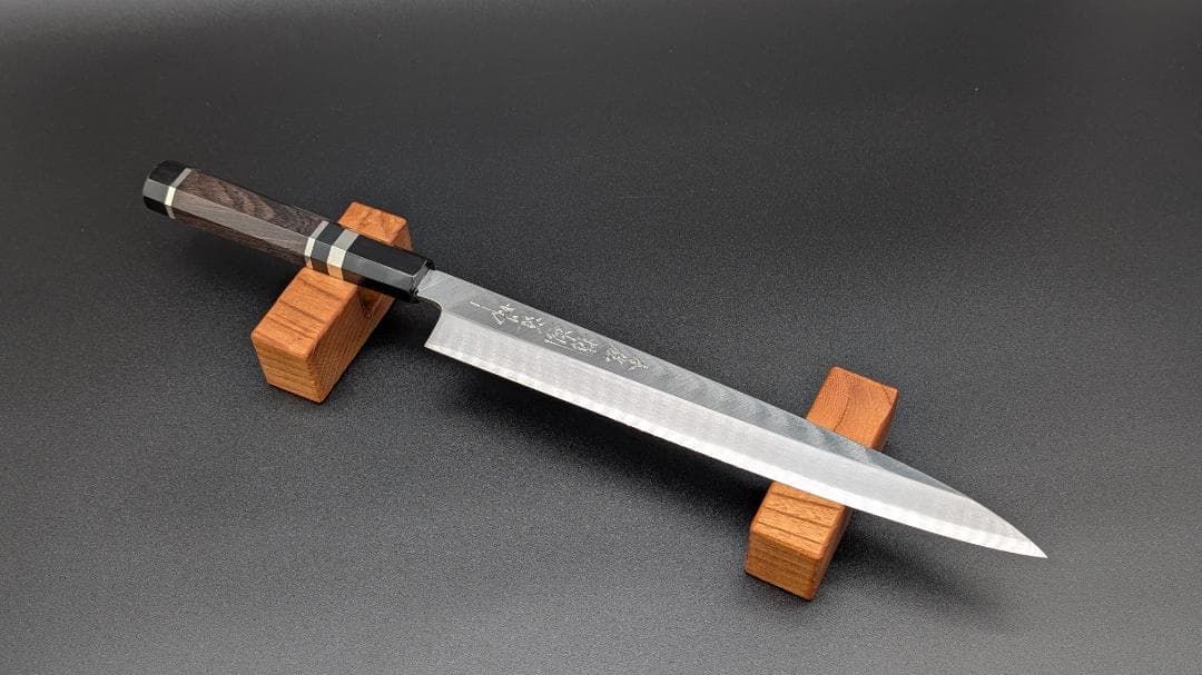 精魂道場 _ 柳刃包丁 _ 青二鋼 _ 本霞 _ 九寸(刃長270mm)