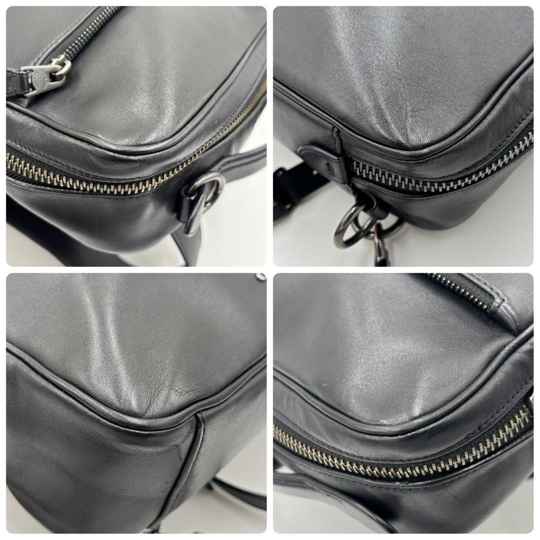 コーチ 3way レザー ビジネスバッグ ブリーフケース リュック C6877