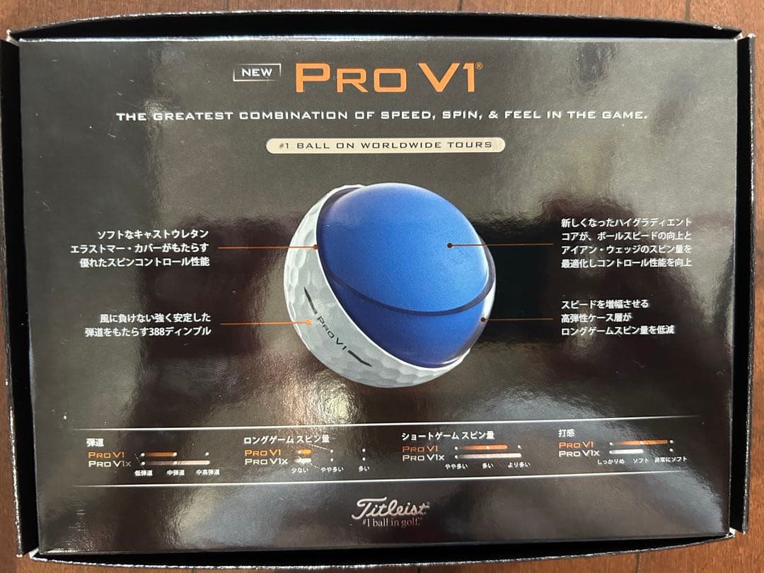 新品未使用⭐︎Titleist Pro V1ゴルフボール　2025年モデル２ダース