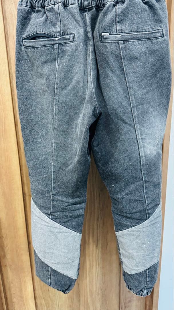 Mサイズ　デニムトラックパンツ　ヴィンテージモデル　sapeur