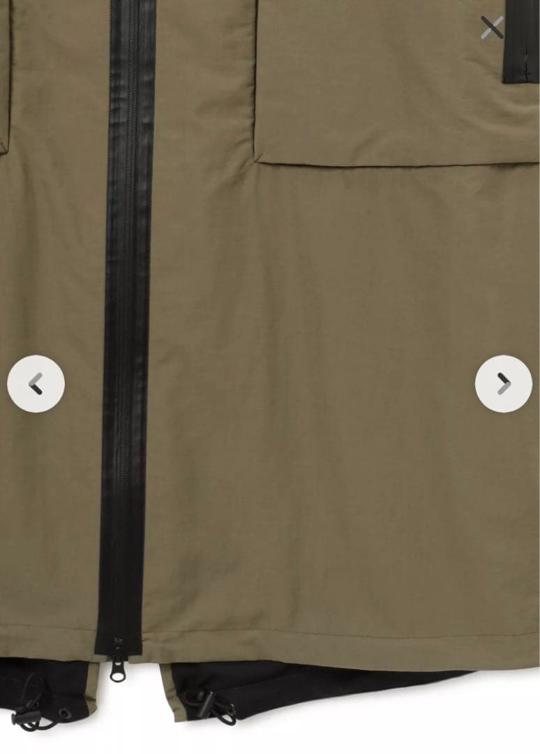 【美品】upper hights/アッパーハイツ コート ナイロン キャメル01