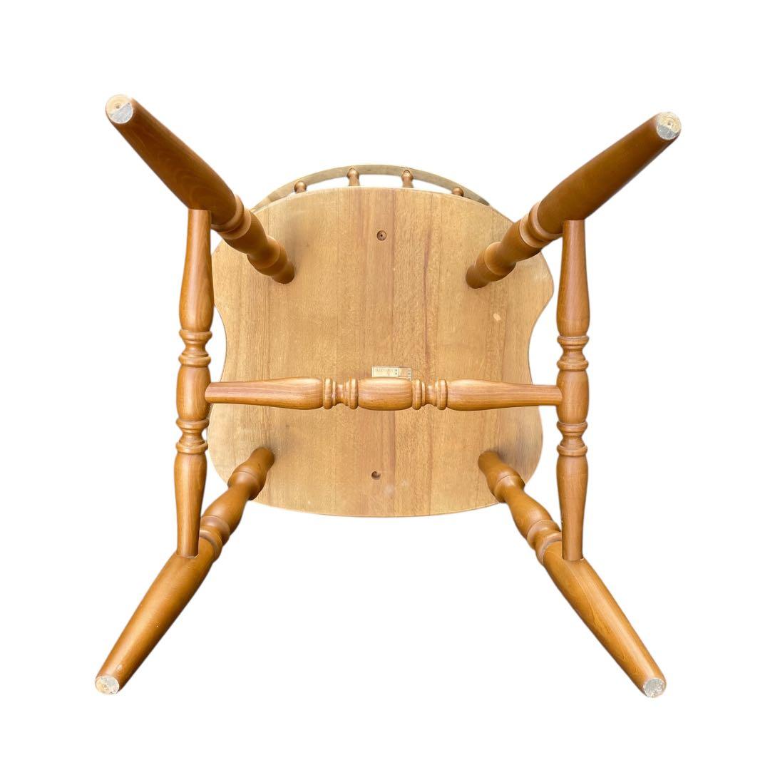 ダイニングチェア 飛騨産業 キツツキ マーク イス チェア アンティーク