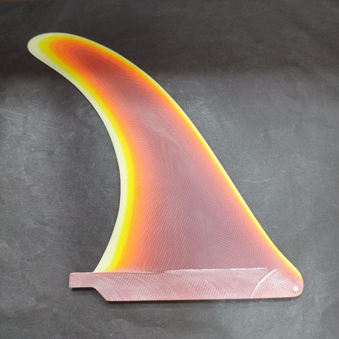 10インチ シングルフィン　ロングボード　センターフィン　ファイバーグラス製