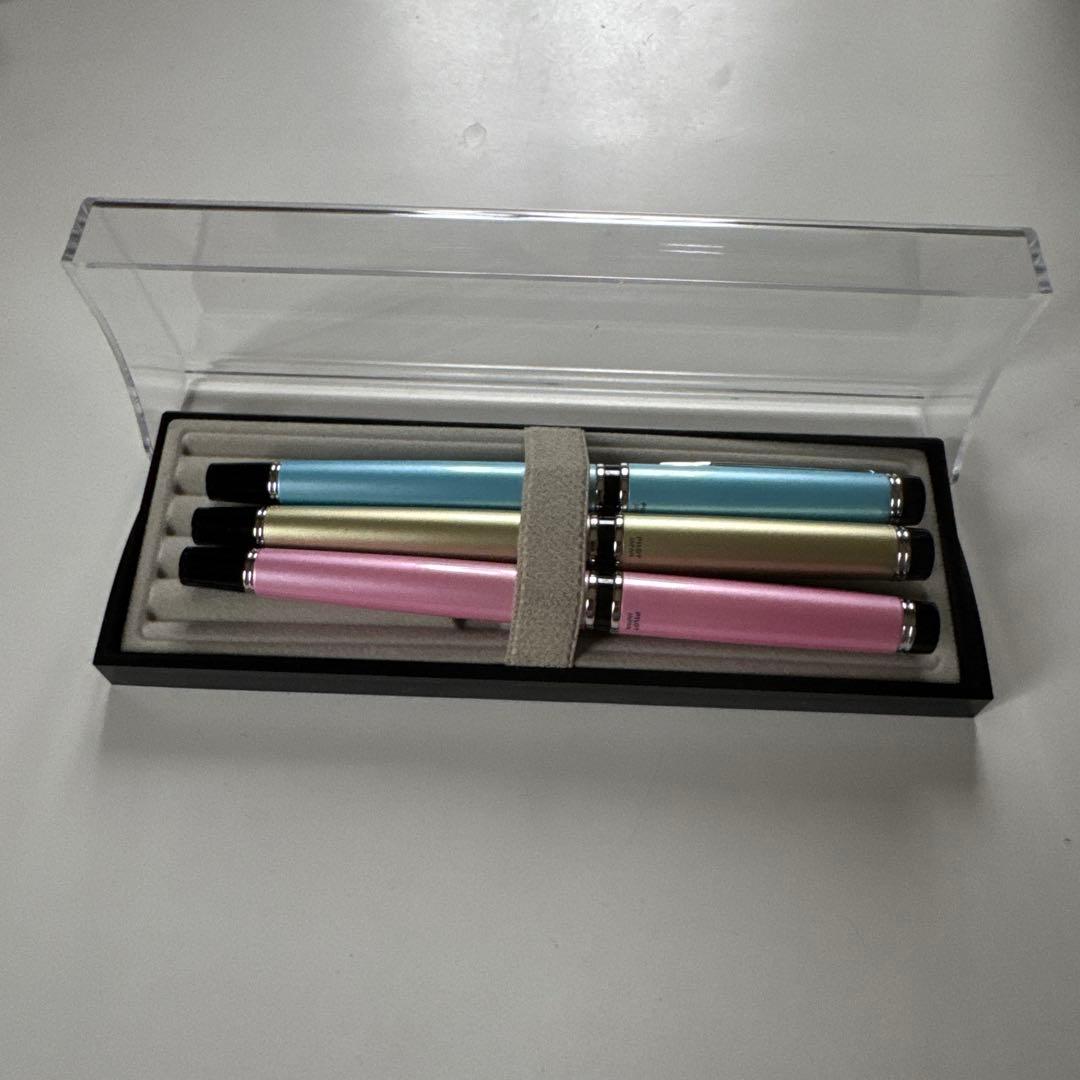 パイロット　限定万年筆　グランセ　ブルースター　スプリンググリーン　もも