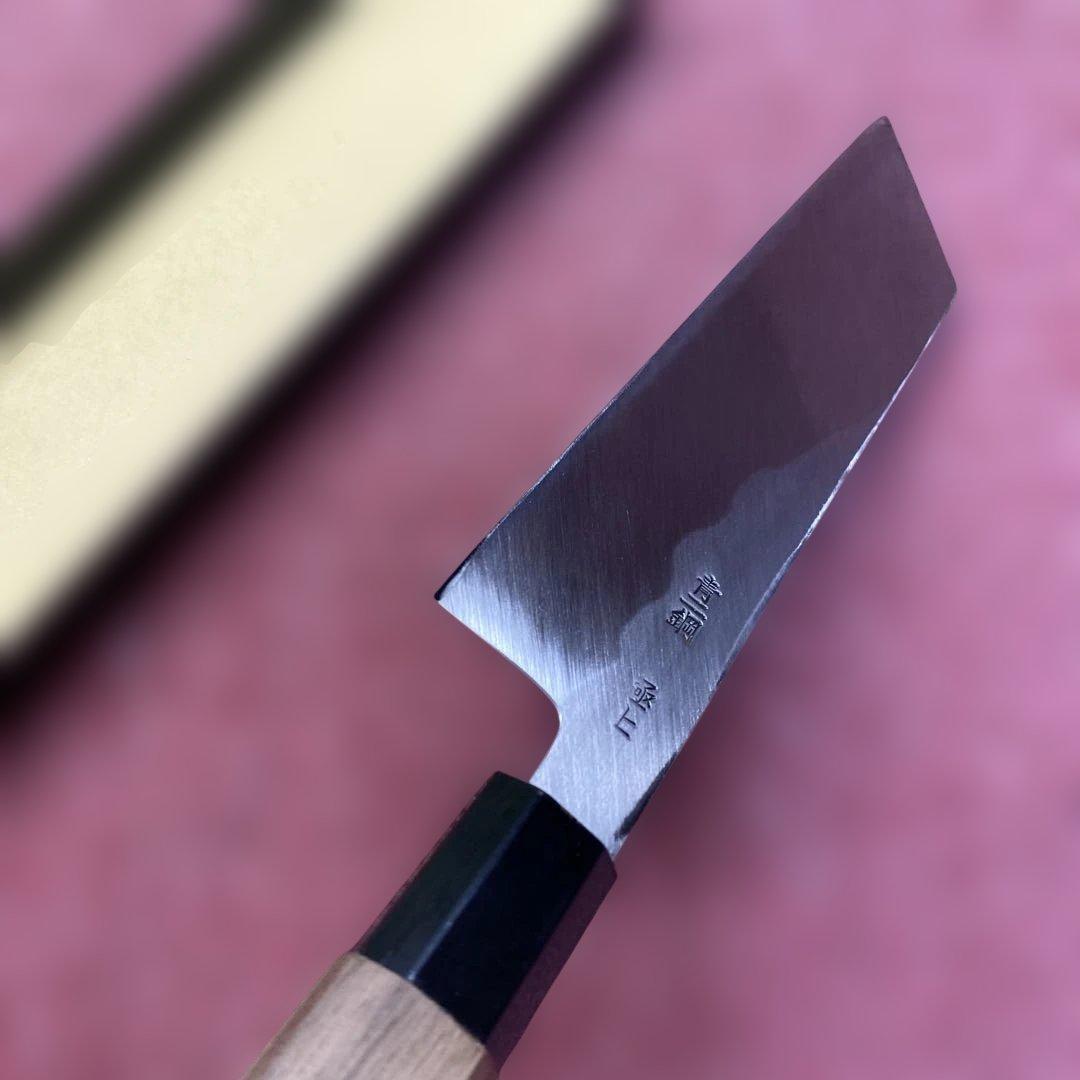 青二鋼　ケンムキ包丁　180㎜ 6寸