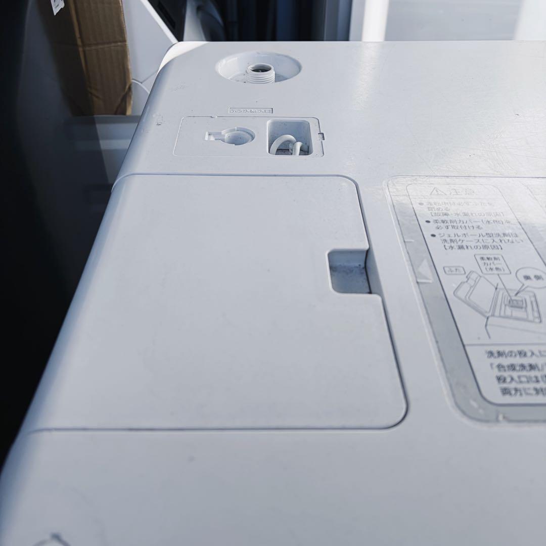 68運搬取付無料！シルバー・純正SHARP大容量ドラム式洗濯乾燥機！完動品超美品