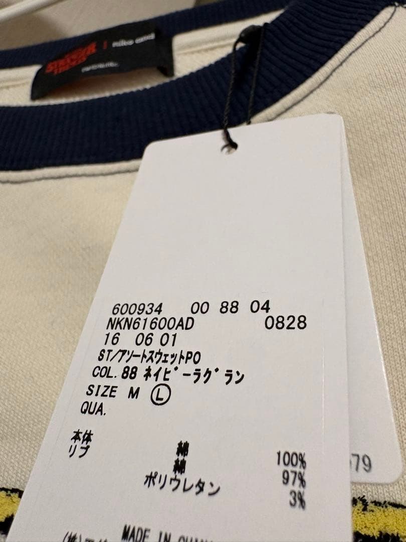 【STRANGER THINGS】ニコアンド スウェットプルオーバー