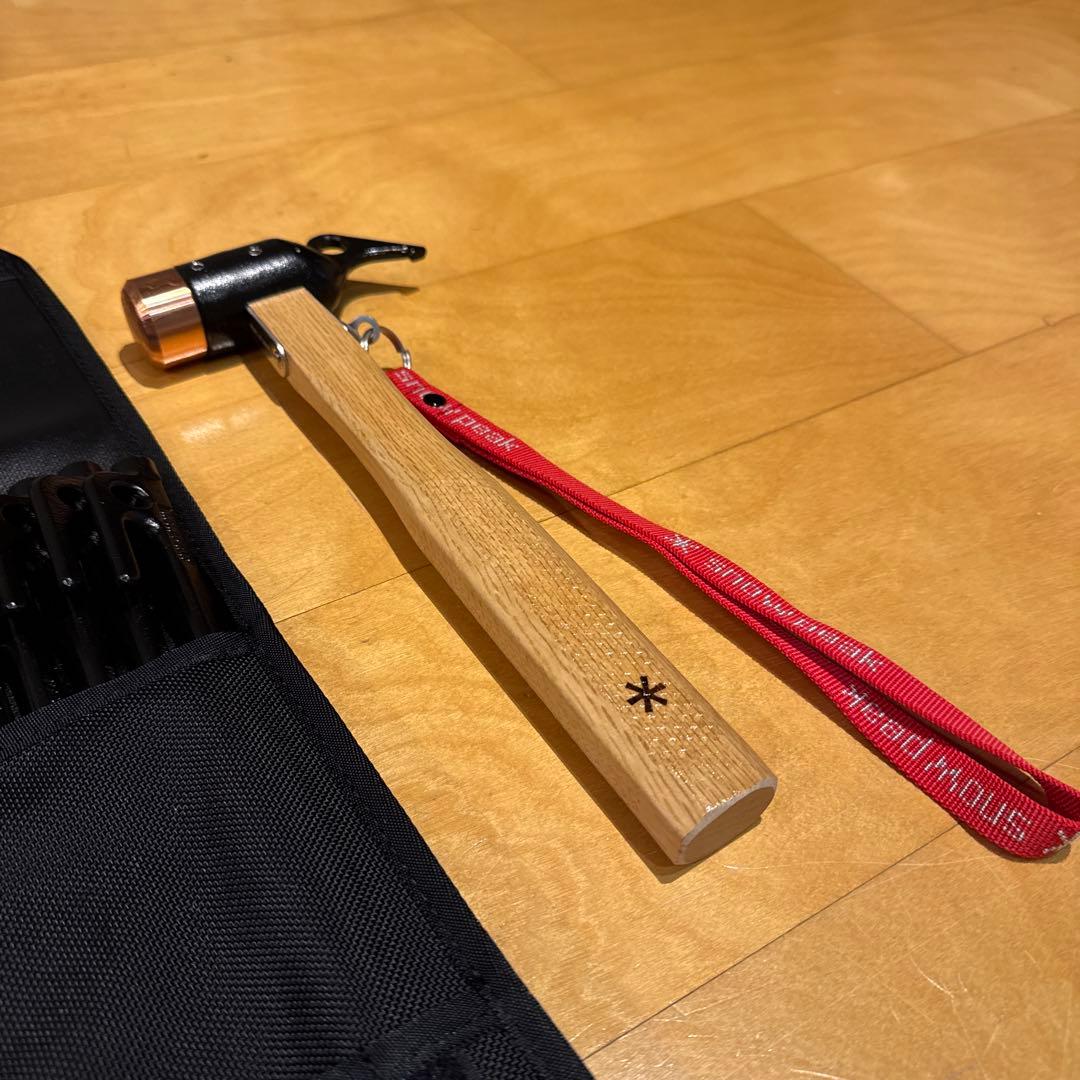 スノーピーク タープ・ヘキサ(M)、ペグハンマーPRO Ｃ、ソリッドステーク