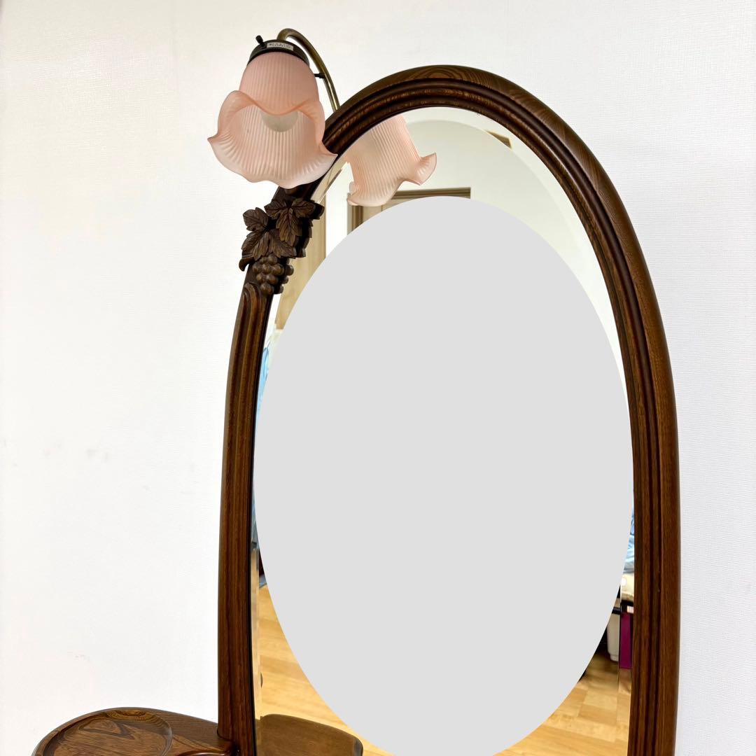 ドレッサー 姿見ドレッサー ヴィンテージドレッサー 木製 レトロ