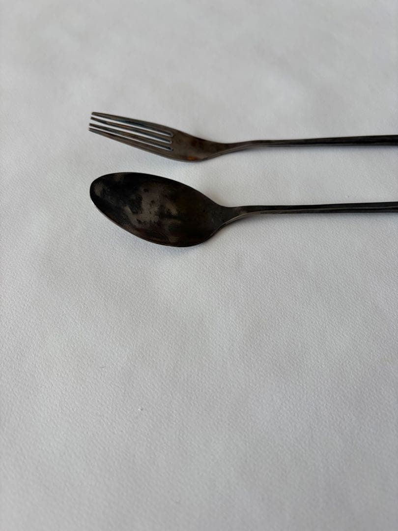 加成幸男　アイアン　カトラリー フォーク　スプーン　鍛鉄　錬金　ステンレス