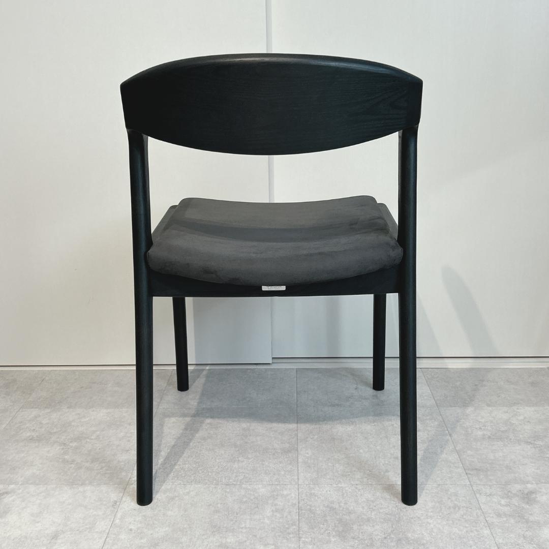 ナガノインテリア DC354 レッドオーク CB ブラック グレーファブリック